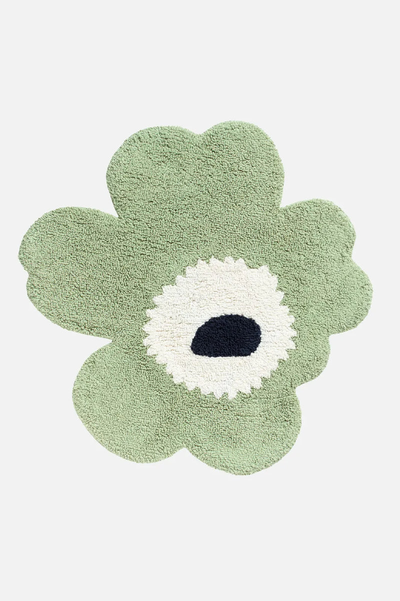 Marimekko Unikko kylpyhuoneen matto 73 x 74cm - vihreä