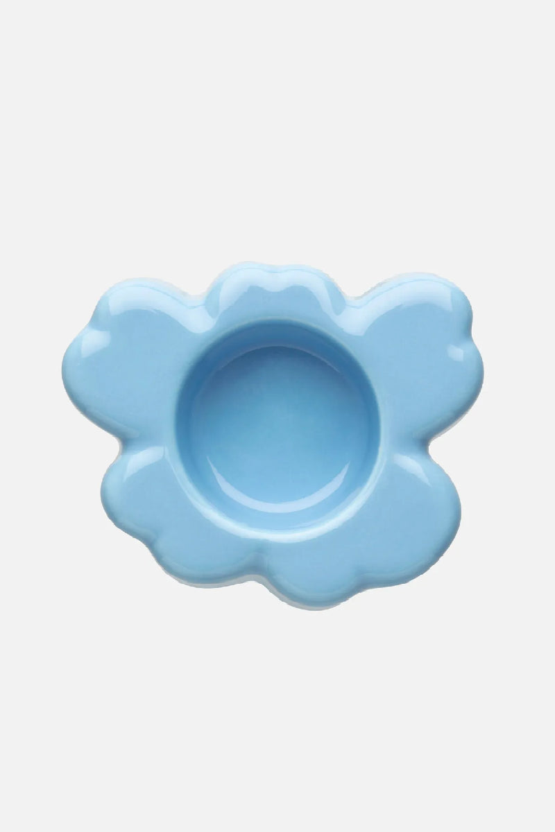 Marimekko Unikko kynttilälyhty - vaaleansininen