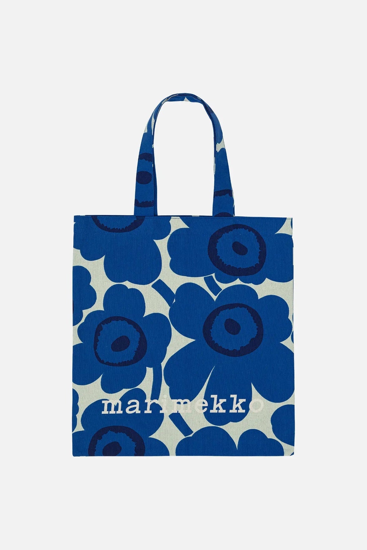 Marimekko Vankka Unikko Kioski laukku - sininen / vaaleanvihreä