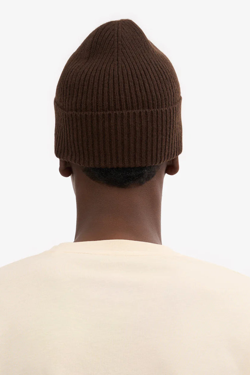 Colorful Standard Merino Wool Beanie - coffee brown