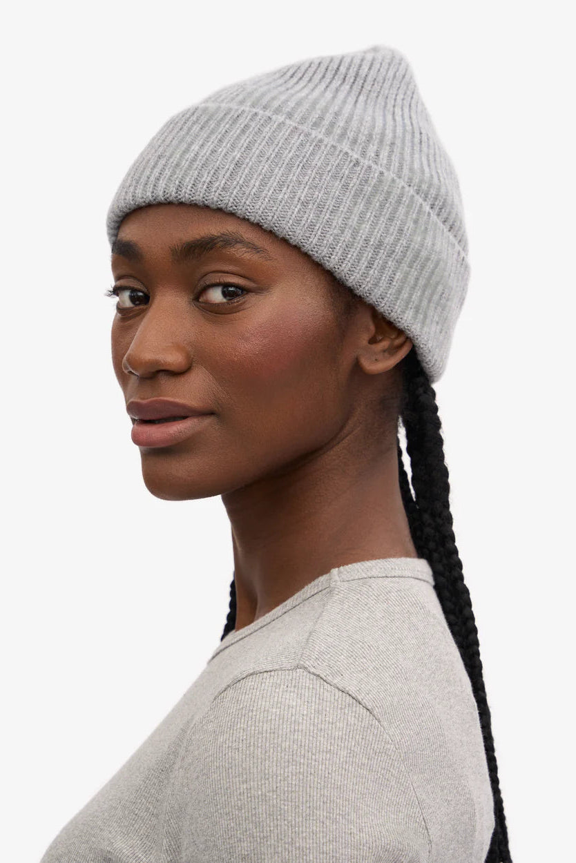 Colorful Standard Merino Wool Beanie - heather grey