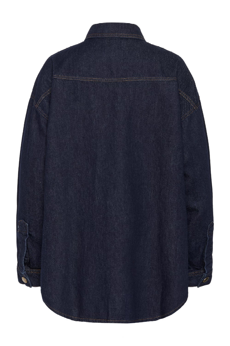 My Essential Wardrobe MaloMW 143 Shirt - dark blue un-wash