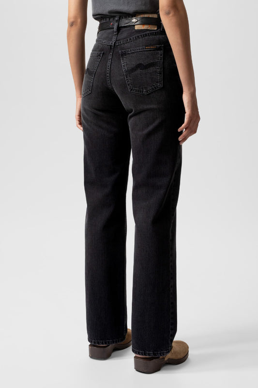 Nudie Jeans Clean Eileen - Black Crosshatch