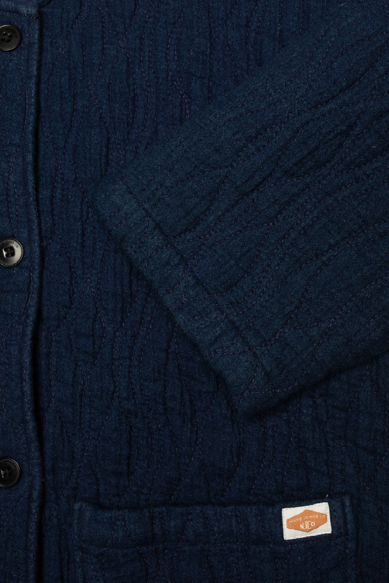 Nudie Jeans Sandra Jacket - indigo quilt