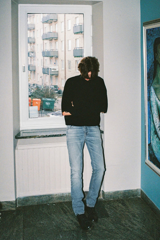 Nudie Jeans Solid Ollie miesten farkut - salt water