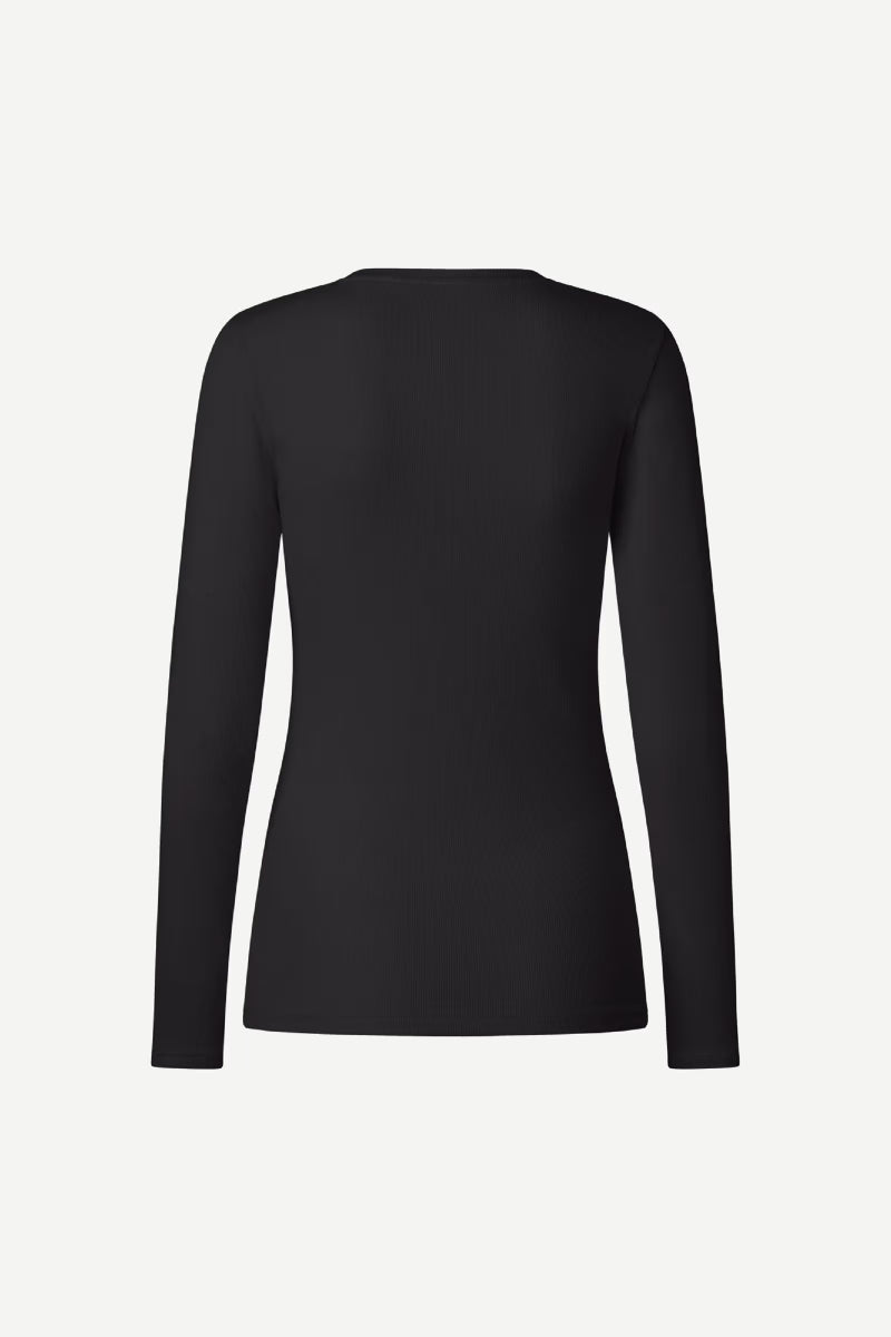 Samsøe Samsøe Alexa ls shirt - black