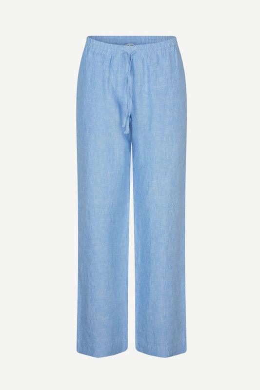 Samsøe & Samsøe Hoys String trousers - Mid blue