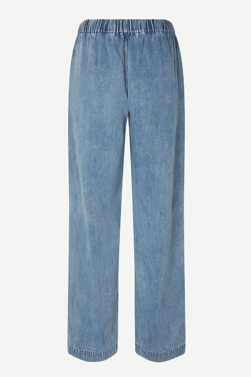 Samsøe Samsøe Sahoysa trousers - denim blue