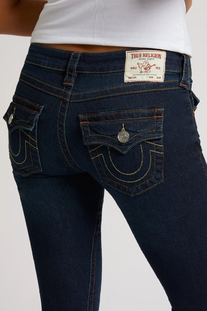 True Religion Joey Low Rise Flare - Muddy waters
