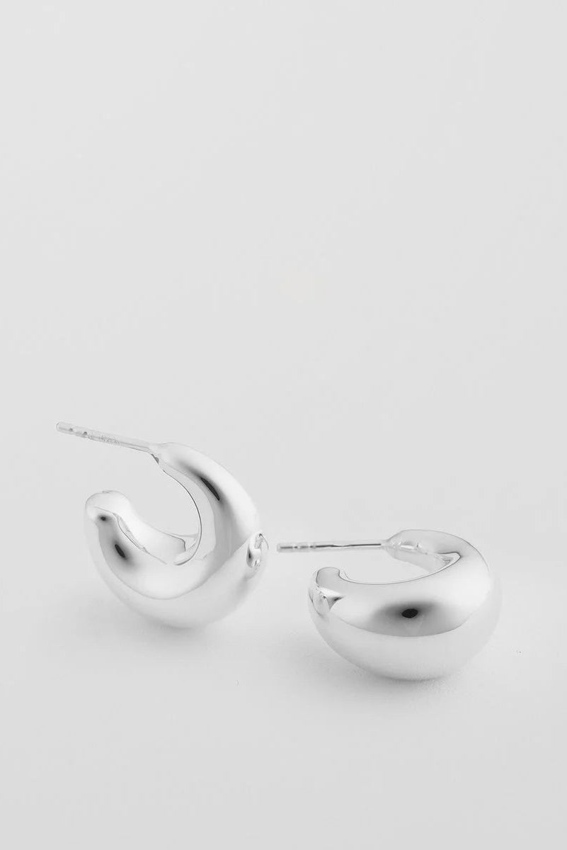 Syster P Bolded Little Sis Earrings - silver