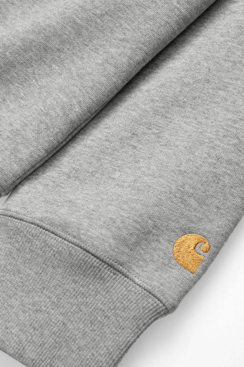 Carhartt WIP Chase Sweat - gray / gold