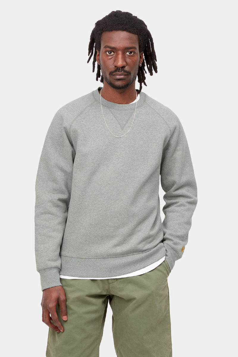 Carhartt WIP Chase Sweat gray gold – INCH