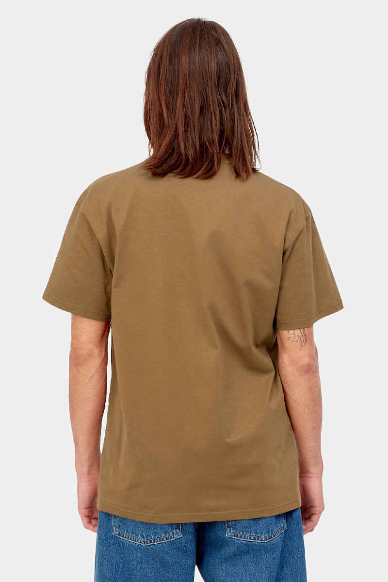 Carhartt S/S Chase T-shirt - hamilton brown/gold
