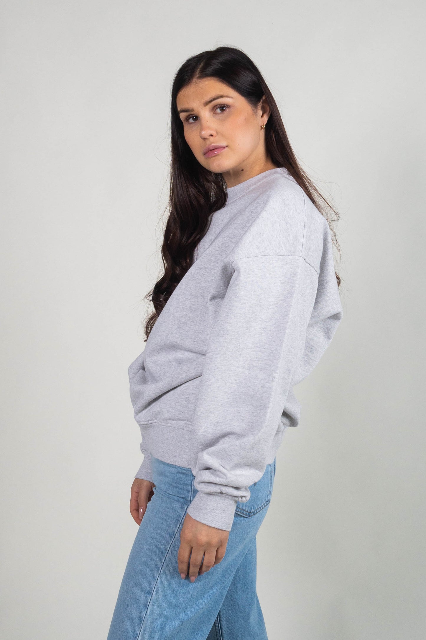 Colorful Standard Classic Organic Oversized Crew - Snow melange