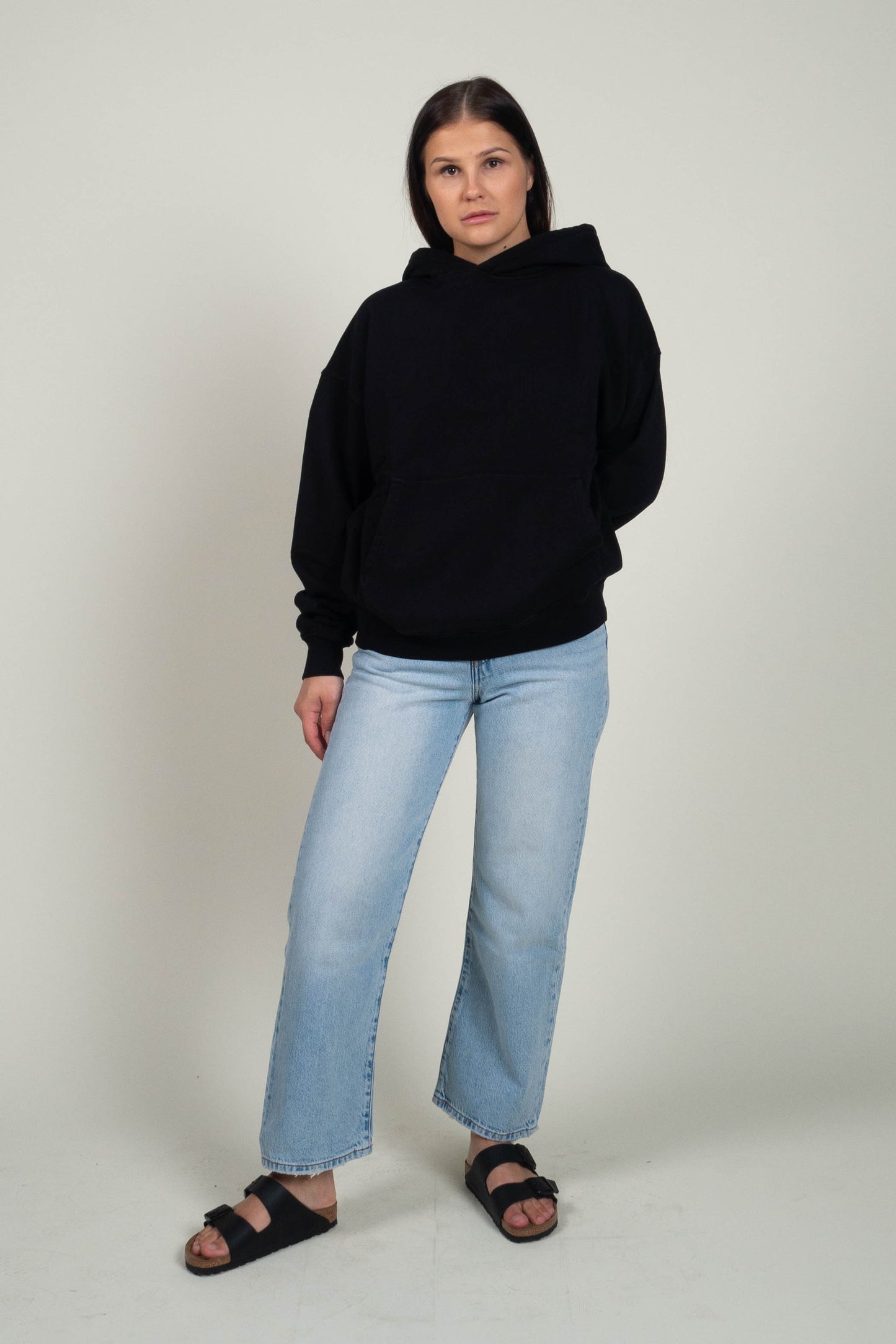 Colorful Standard Classic Organic Oversized Hood - Deep black