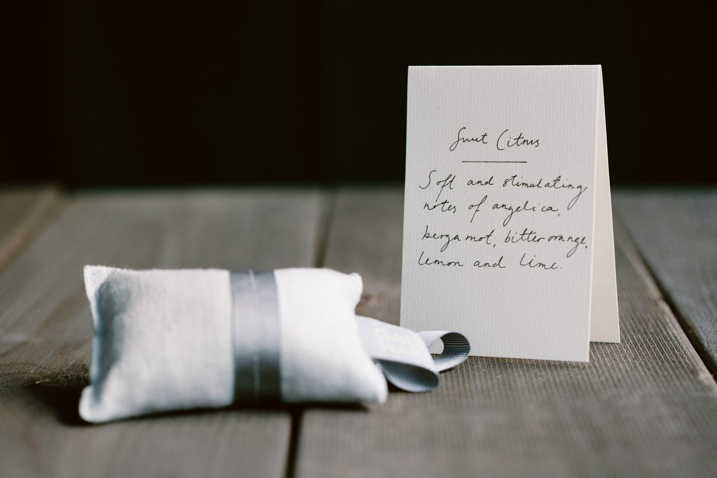 Gauhar Linen Scented Sachet - citrange