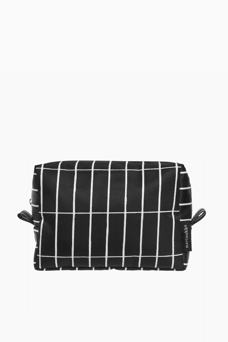Marimekko Vilja Pieni Tiiliskivi kosmetiikkalaukku - musta / valkoinen