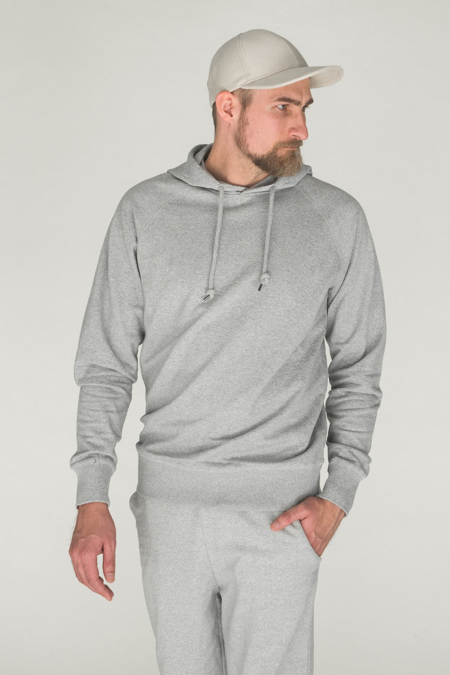 Pure Waste hoodie - light grey