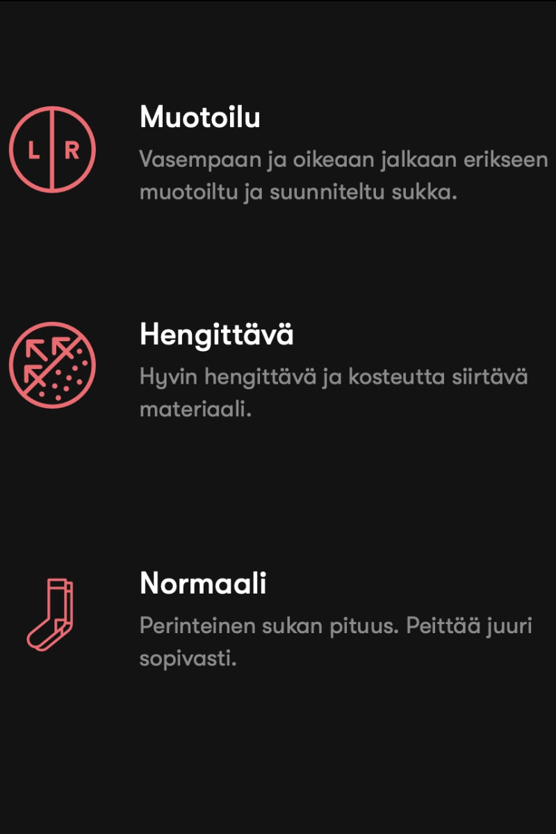 Sidoste Signature Tampere socks - black