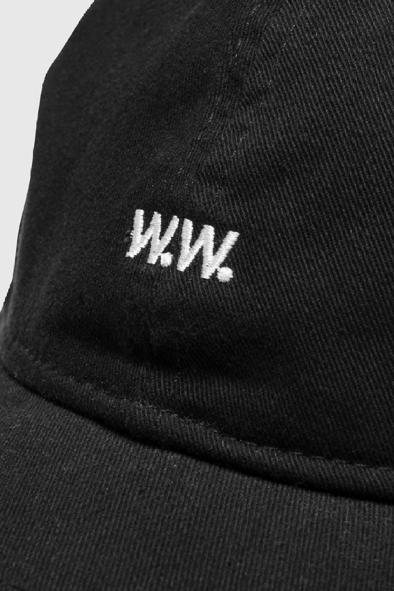 Wood Wood Low Profile twill cap - black