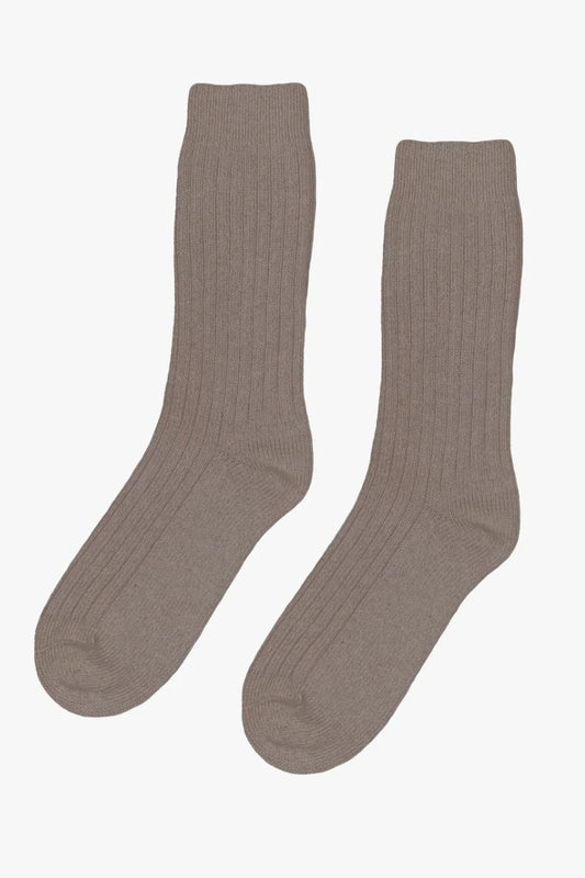 Colorful  Standard Merino wool blend sock - warm taupe