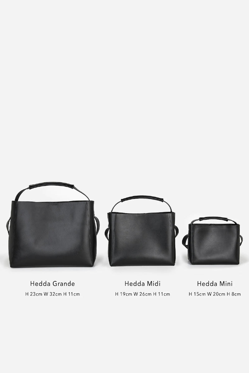 Flattered Hedda MIDI handbag - black