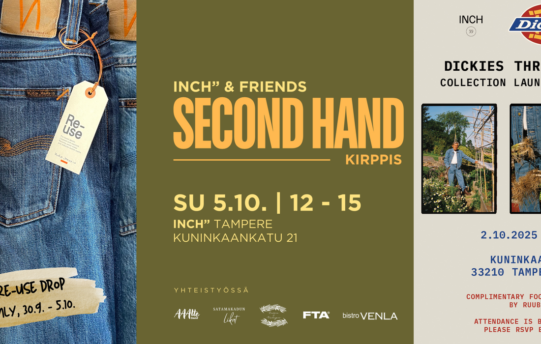 Kolme INCH" -myymälätapahtumaa viikolla 40