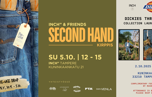 Kolme INCH" -myymälätapahtumaa viikolla 40