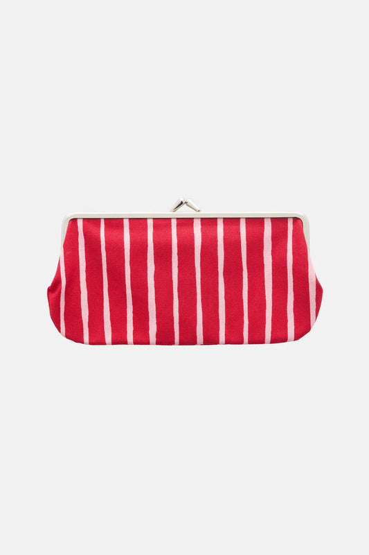 Marimekko Piccolo silmälasikukkaro – vaaleanpunainen / karpalo