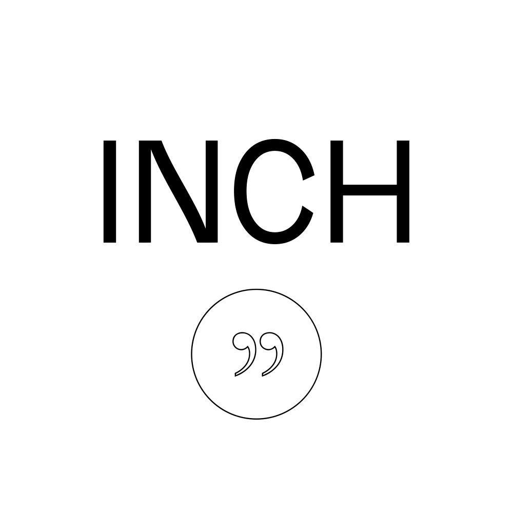 Inched Sign INCH
