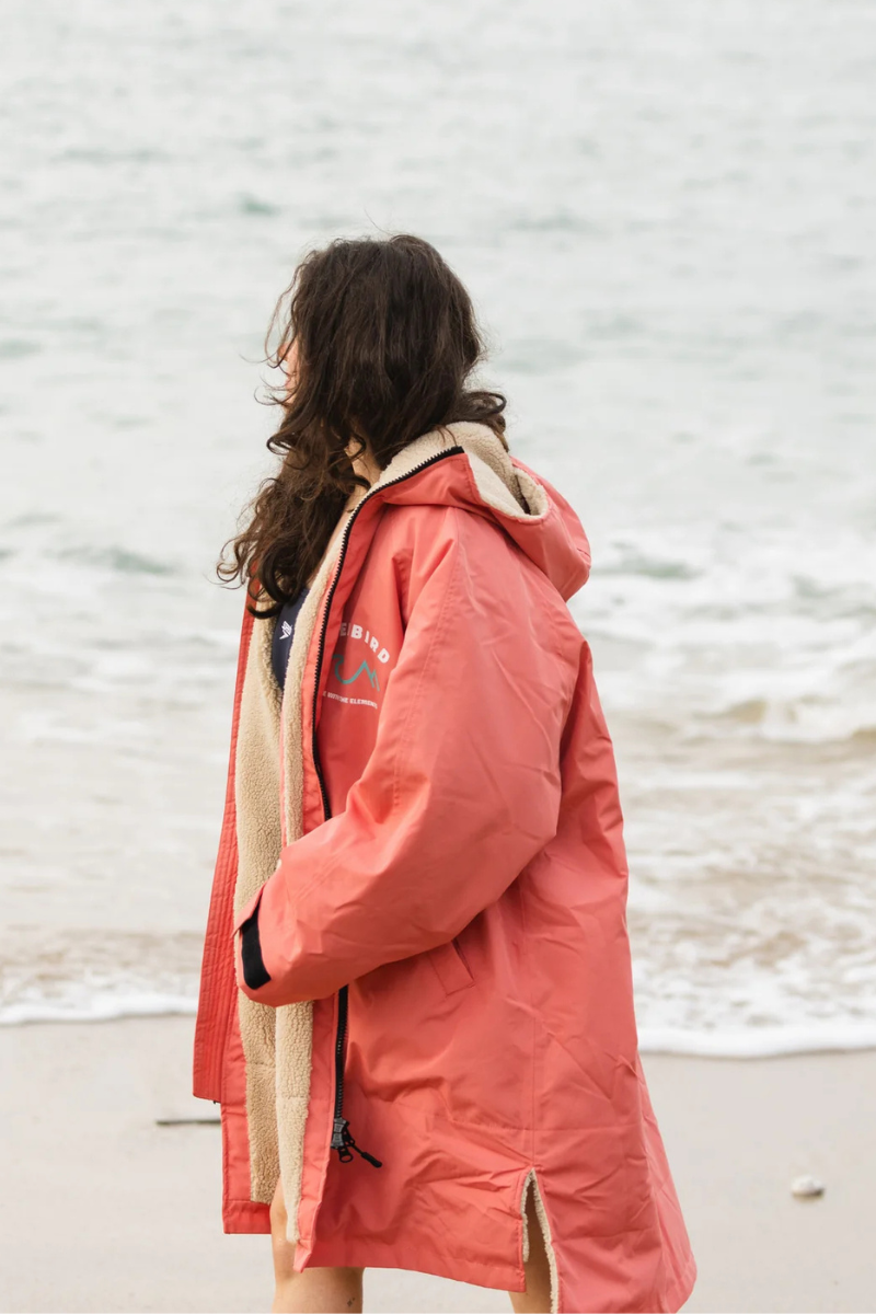 Bleubird Unisex Nordic Robe  - coral