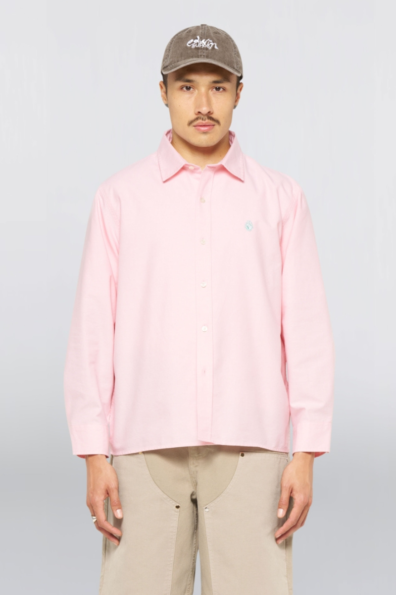EDWIN Big Ox-Shirt LS kauluspaita - pink