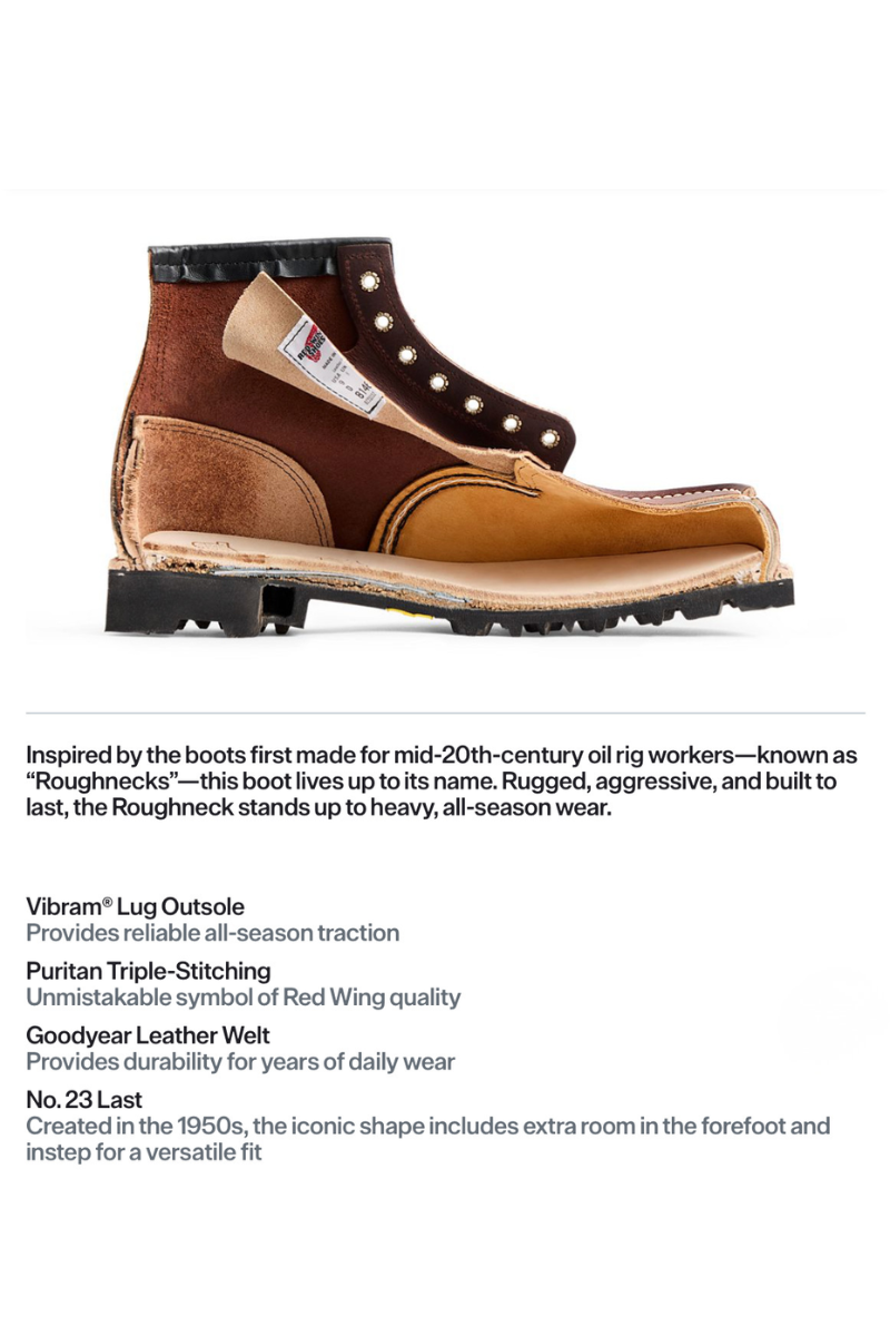 Red Wing Shoes 2949 Roughneck Moc Toe - Black Oil Slick