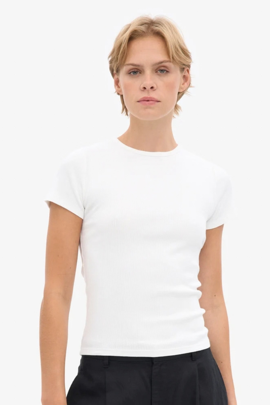 Colorful Standard Organic Rib SS t-shirt - optical white