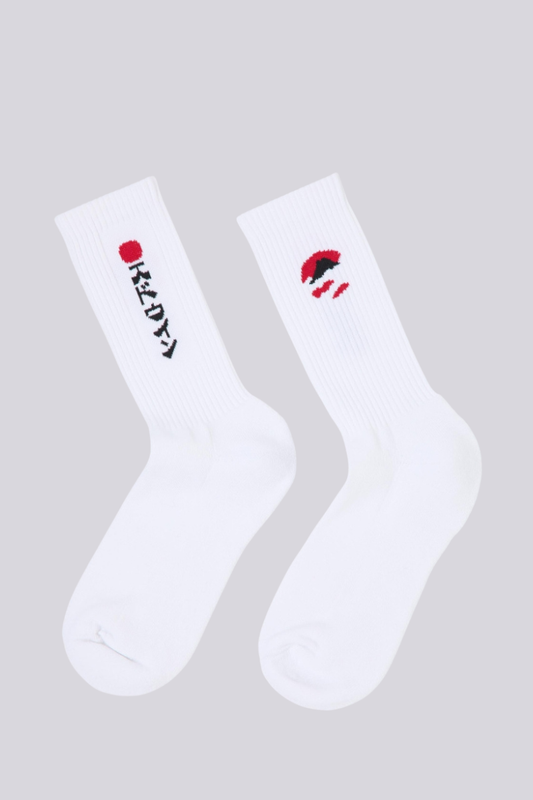 Edwin Kamifuji socks - white