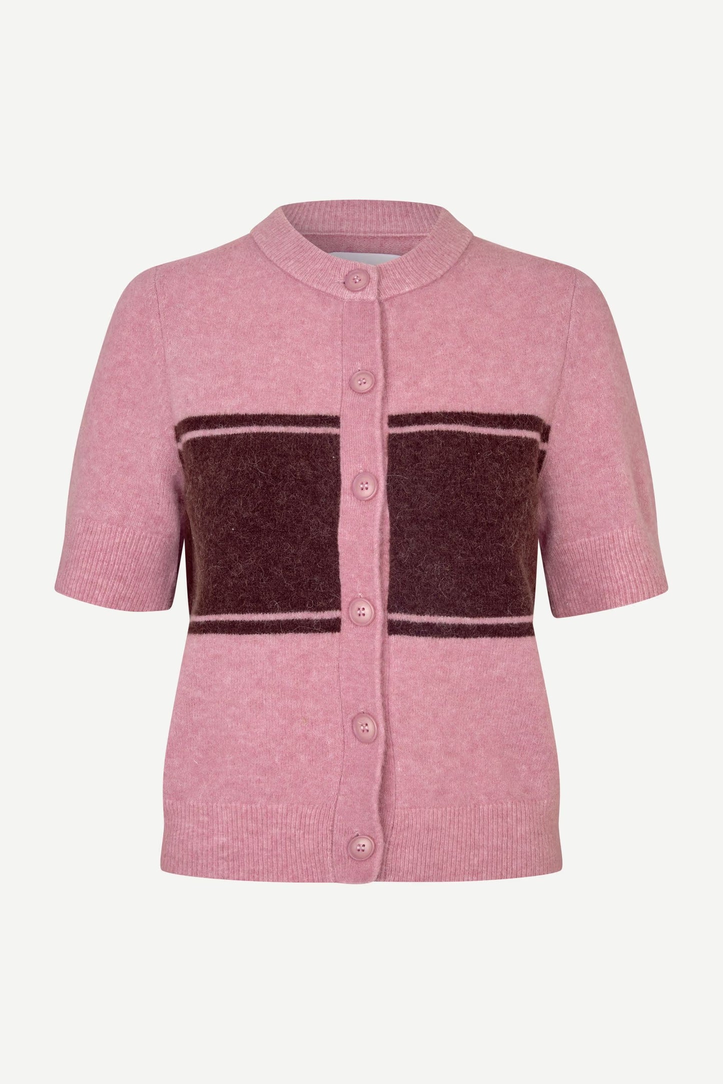 Samsøe Samsøe Sanoura SS cardigan - orchid wide st.