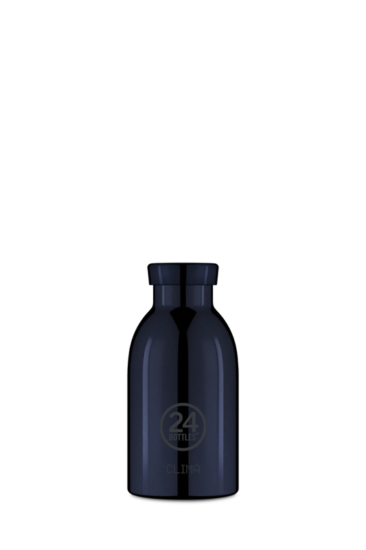 24Bottles Clima Bottle 330ml - black radiance