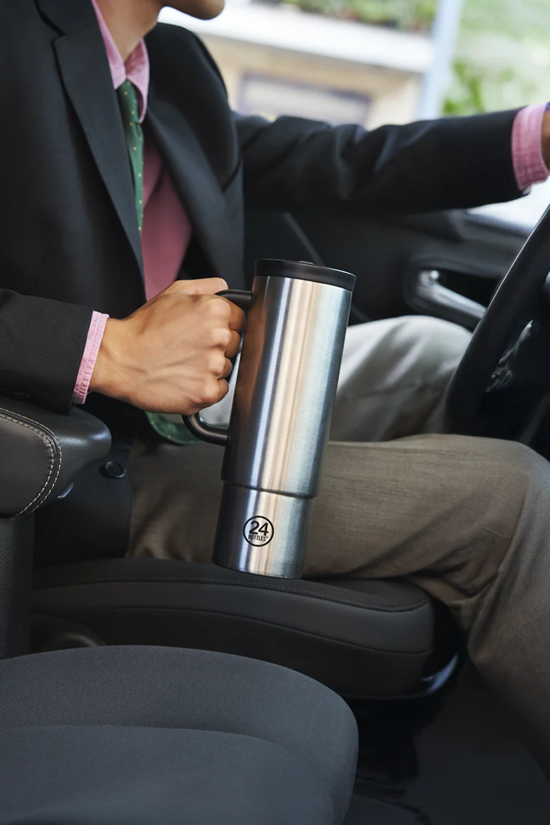 24Bottles Straw Cup 800ml - brushed steel