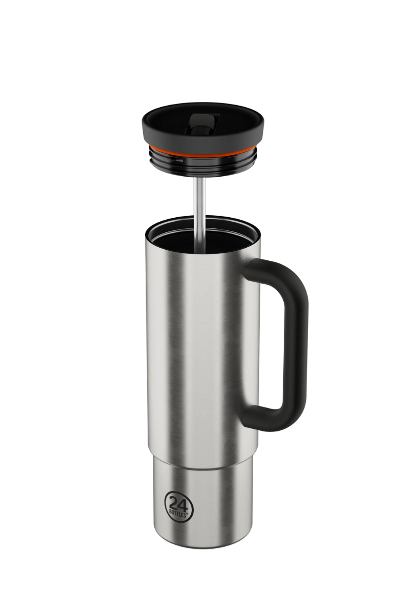 24Bottles Straw Cup 800ml - brushed steel