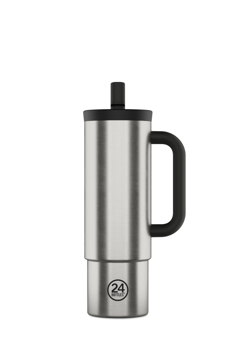 24Bottles Straw Cup 800ml - brushed steel