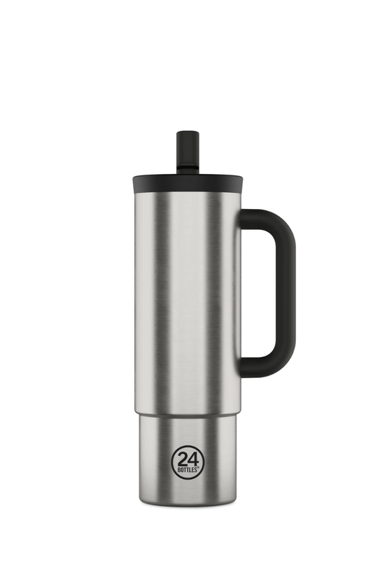 24Bottles Straw Cup 800ml - brushed steel