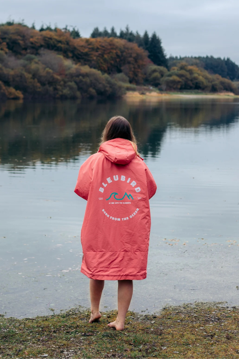 Bleubird Unisex Nordic Robe  - coral