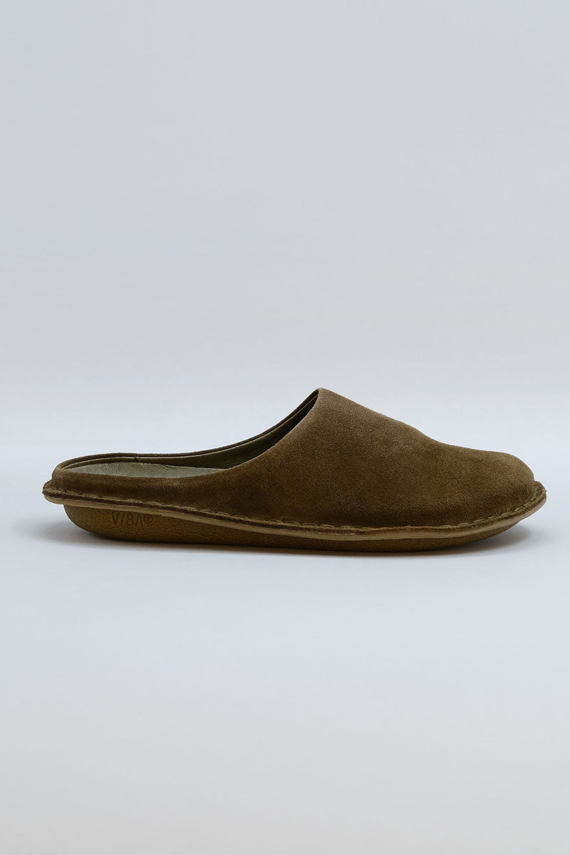 VIBAe ROMA Bio Suede Bosco Khaki kengät sivulta