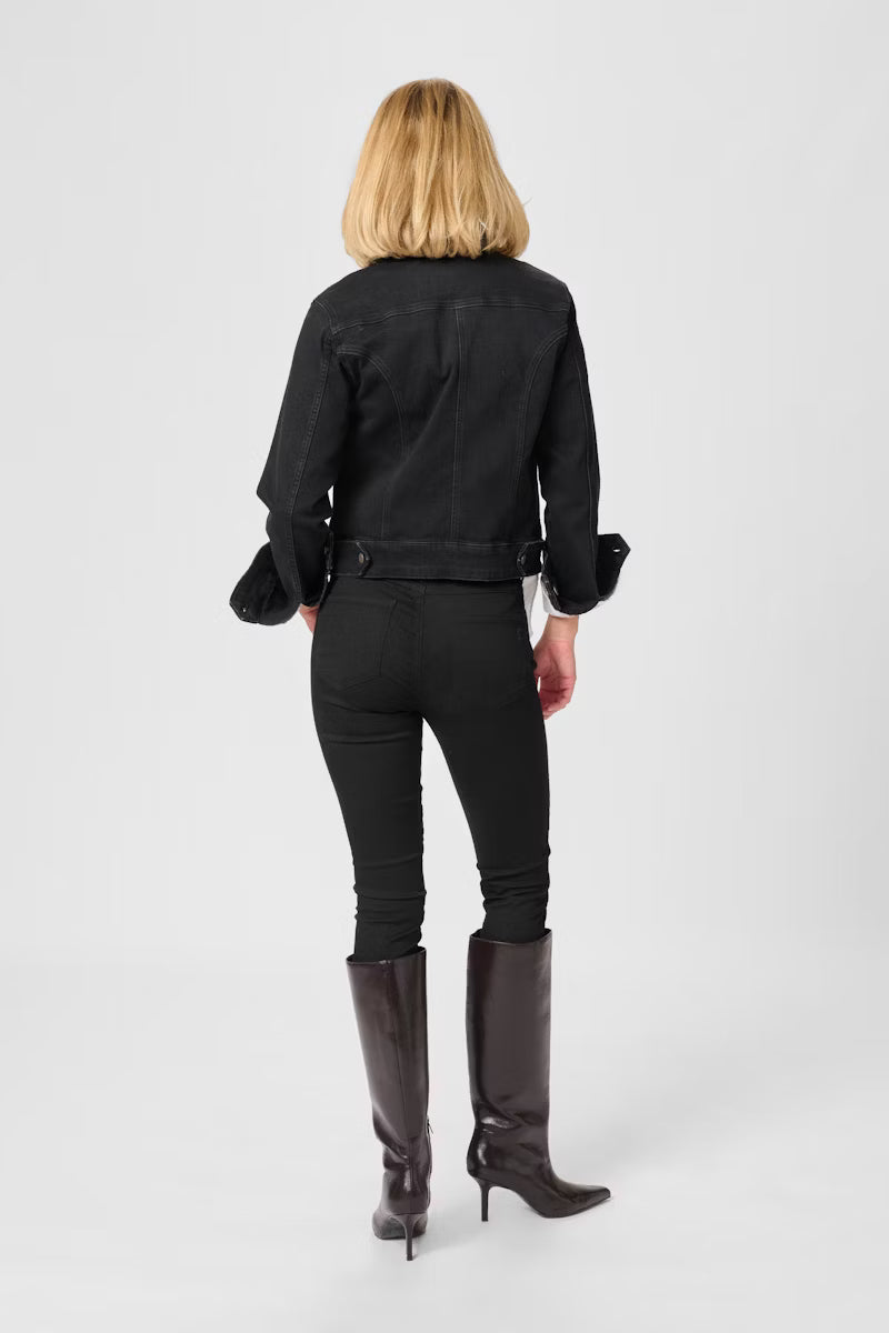 My Essential Wardrobe 32 The Celina 103 Slim Y - black un-wash