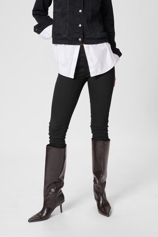 My Essential Wardrobe 32 The Celina 103 Slim Y - black un-wash