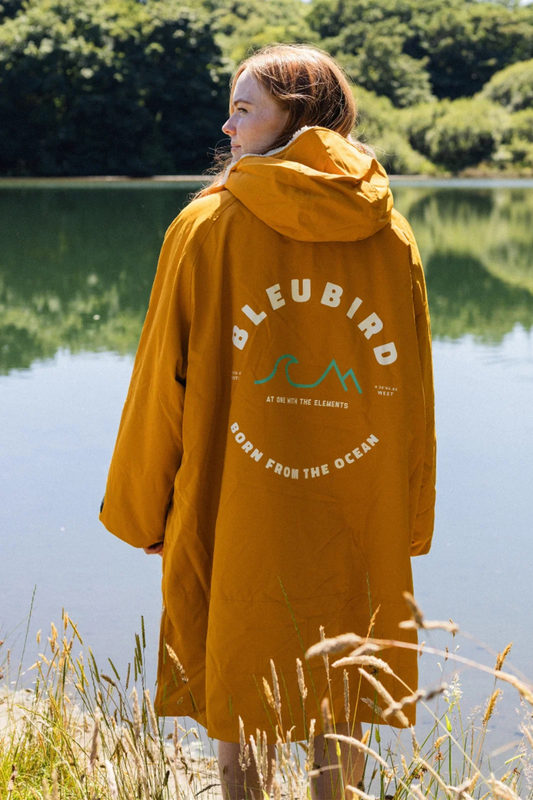 Bleubird Unisex Nordic Robe -  mustard