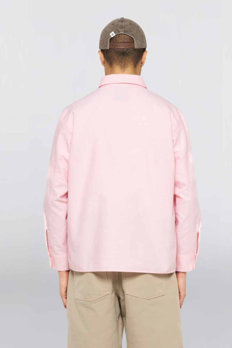 EDWIN Big Ox-Shirt LS kauluspaita - pink
