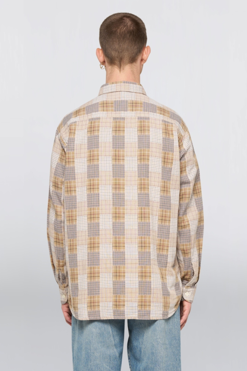 EDWIN Work Shirt LS kauluspaita - beige / brown