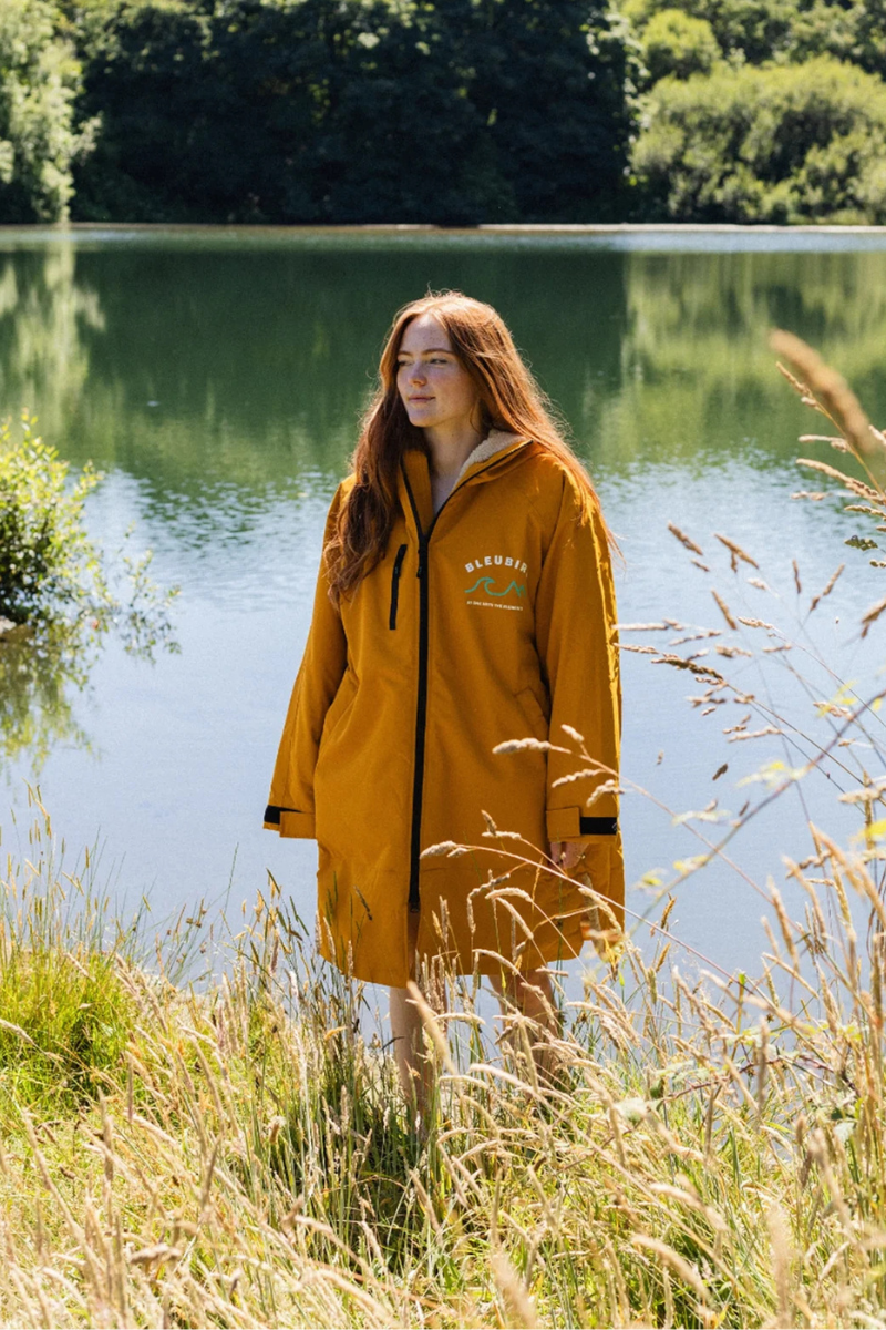Bleubird Unisex Nordic Robe -  mustard