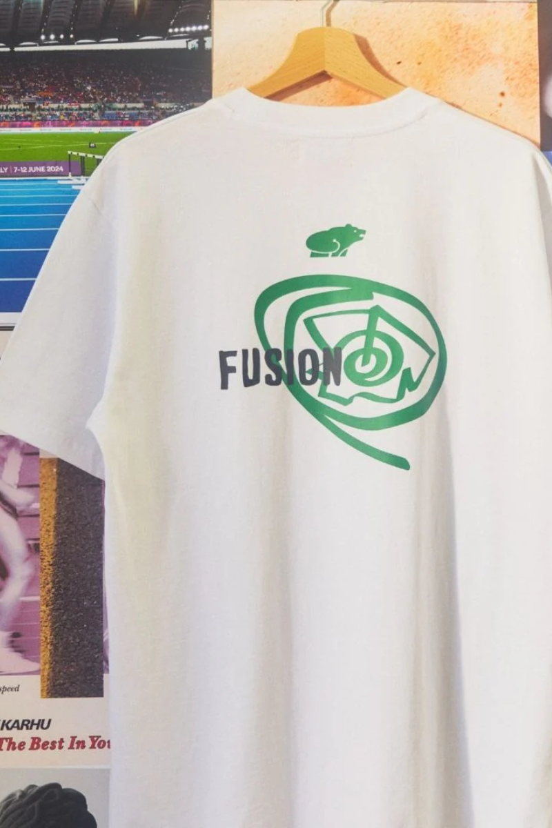 Karhu Fusion 2.0 OG T-shirt  - White / Ultramarine Green